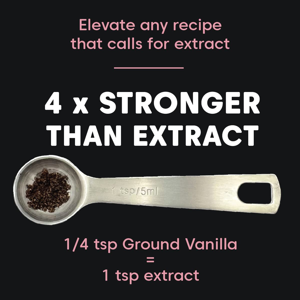 Wilderness Poets Organic Vanilla Powder - Tahitian Variety, Grade A - 1 Ounce (28 Grams)