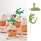 36 Pcs Baby Party Cupcake Toppers Snake Gecko Frog Crocodile Theme Party Cake Insert Mgpferd