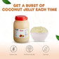 New Fanale Coconut Jelly Topping Nata De Coco For Boba Tea | Ice Cream | Yogurt | Smoothie | Milk Tea | Desserts (Coconut, 8.3 L
