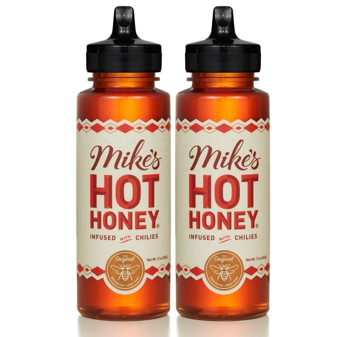Mike'S Hot Honey Honey With A Kick, Sweetness & Heat, 100% Pure Honey, Glutenfree & Paleo 12 Ounce (Pack Of 2)