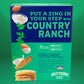 Blue Diamond Almonds Nut Thins Cracker Crisps, Country Ranch, 4.25 Ounce