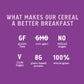Seven Sundays Muesli Cereal, Wild and Free Blueberry Chia Buckwheat, 32 Oz Bag (Pack of 4), Gluten Free, 0g Refined Sugar, Enjoy
