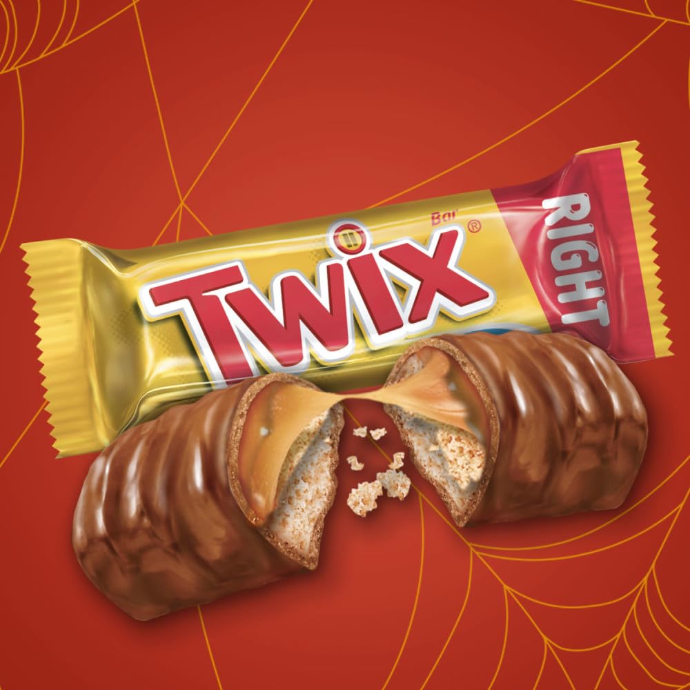 Twix Fun Size Caramel Cookie Chocolate Candy Bars - 10.83 Oz Bulk Candy Bag