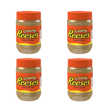 REESES Creamy Peanut Butter, 18 oz - Pack of 4