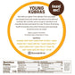 Young Kobras Organic, Gluten-Free Original Sourdough Bread 22Oz (2-Pack) - Allergen Friendly, Vegan, Gum-Free, Simple Ingredient