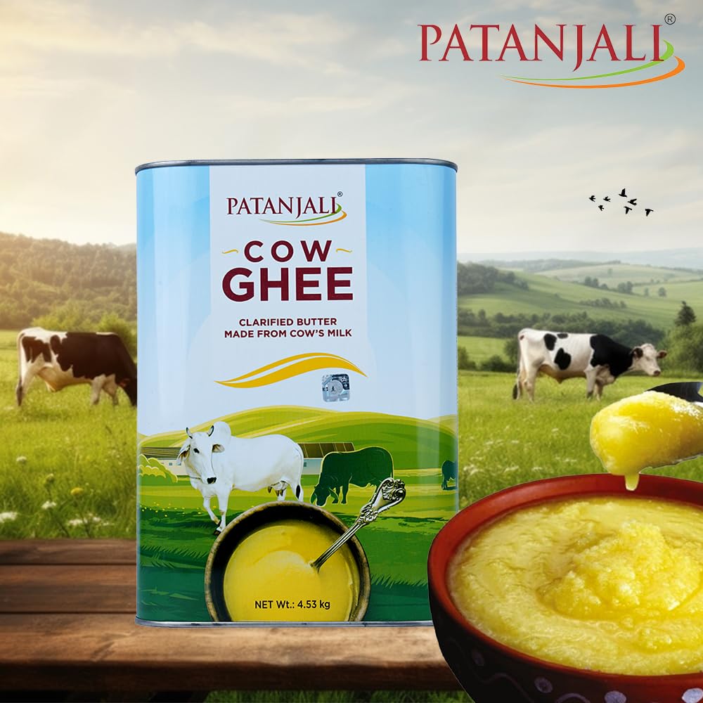 Patanjali Cow Ghee 5Liter / 169.07 Fl Oz