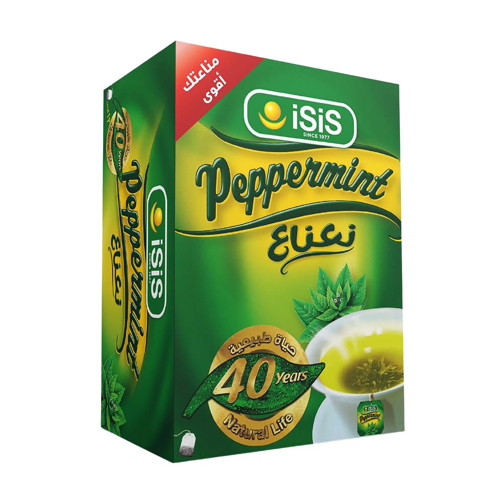 Isis Natural Egyptian Peppermint Mint Herbal Tea Daily Life Style Teabags Drinks To Carry It Everywhere For Perfect Start ????? 