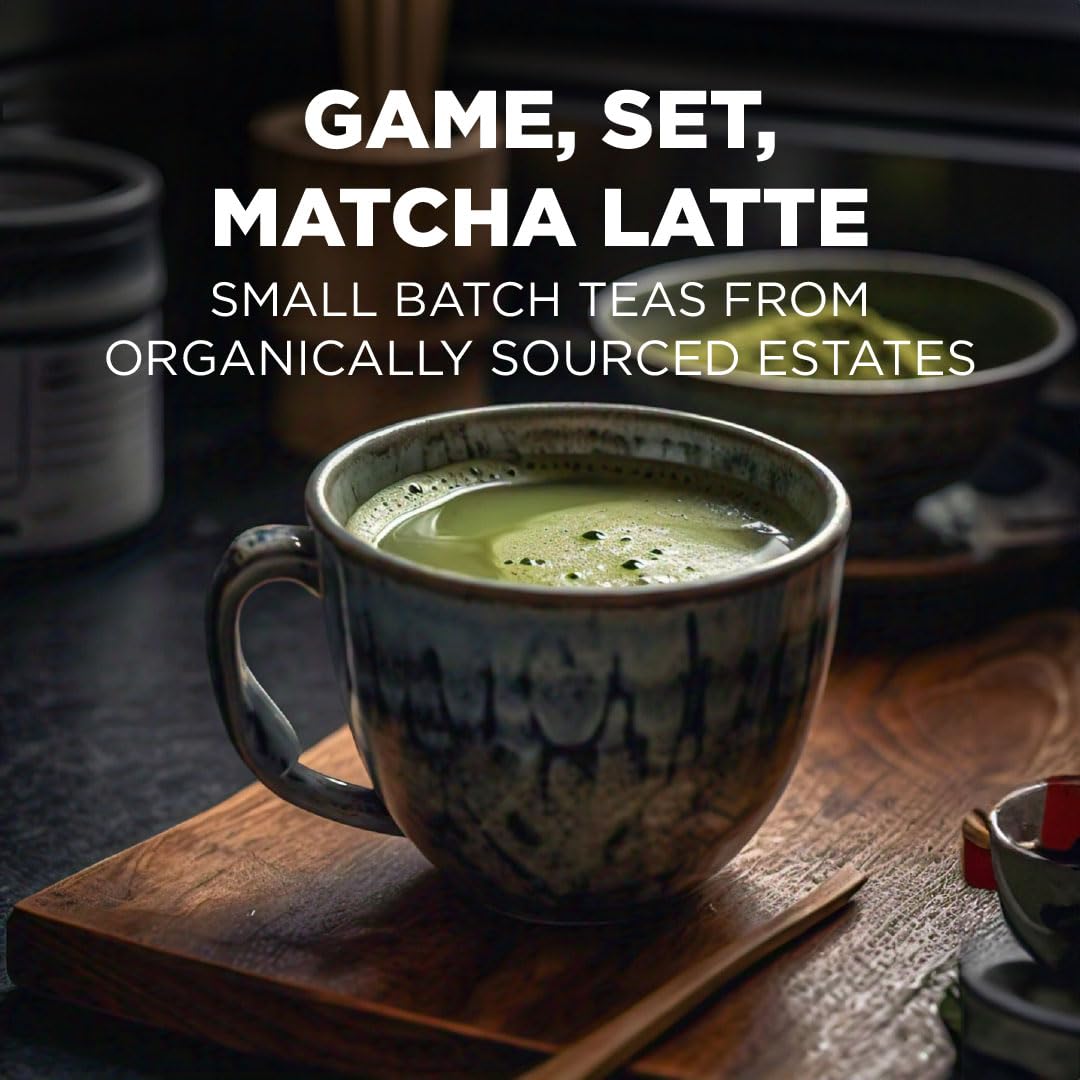 MAUDS Matcha Latte Pods, Recyclable Single Serve Tea Pods, Compatible with Keurig K Cups, 16 Count