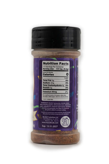 MySALT Cajun - Sodium Free Salt Substitute - Savor Authentic Cajun Flavors with A Healthier Twist