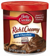 Betty Crocker, Rich & Creamy Frosting, Milk Chocolate, 16oz Tub (Pack of 3)