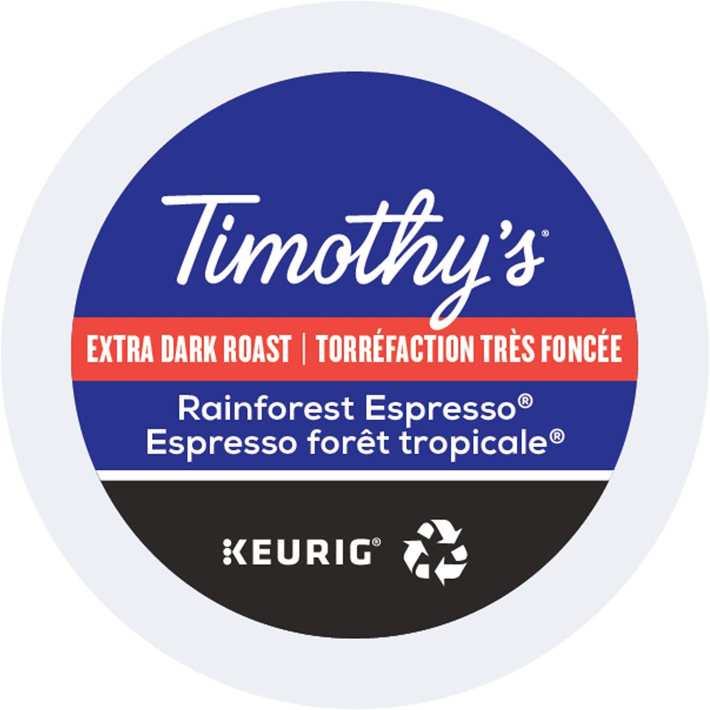 Timothy'S, Rainforest Espresso, Single-Serve Keurig K-Cup Pods, Dark Roast Coffee, 96 Count (4 Boxes Of 24 Pods)