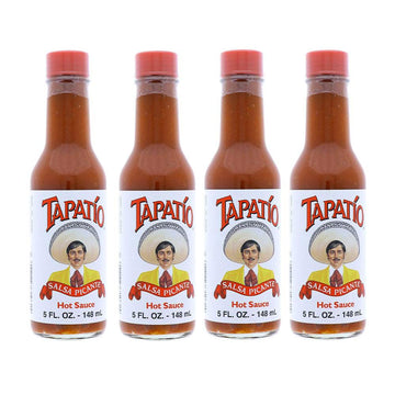 Ocd Bargain Tapatio Hot Sauce - Original 5 Oz Glass Bottles - Salsa Picante (4)