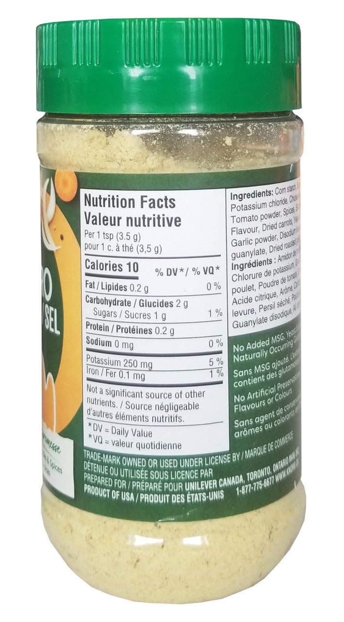 Knorr Zero Salt Chicken Bouillon, 160G/5.6 Oz, Imported From Canada)