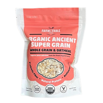 Farm to Table Foods Organic Ancient Super Grain Whole Grain & Oatmeal - 3 - 14 oz. bags