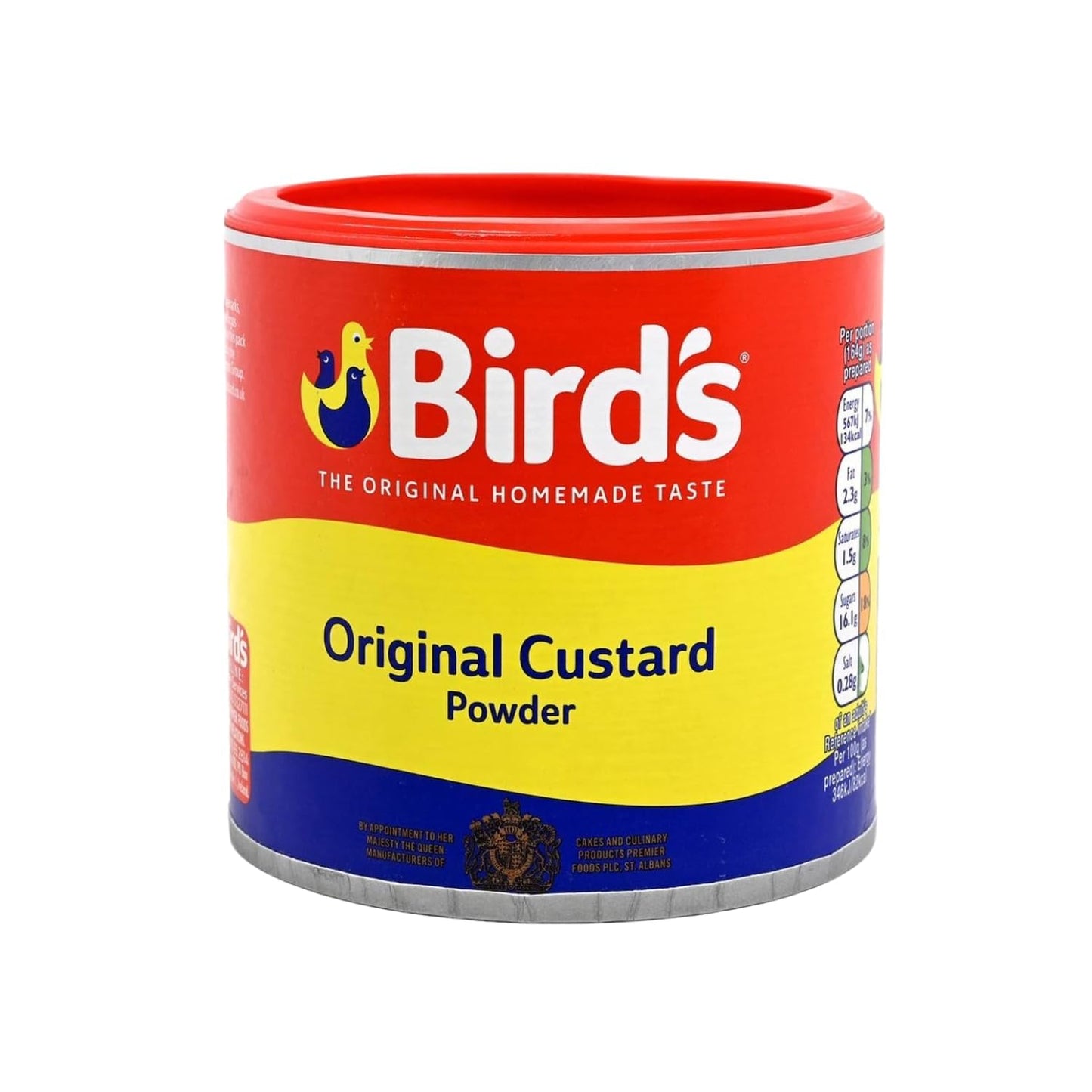 Birds Original Instant Custard Powder 250g - Classic British Dessert Mix, Just Add Water, Creamy & Delicious (Pack of 3)