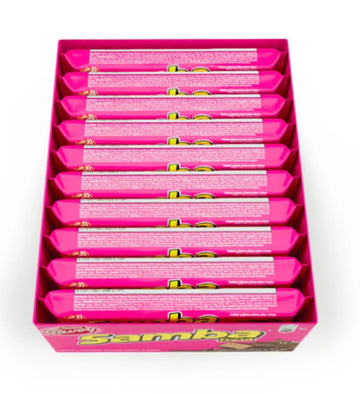 Samba Strawberry Fresa Fudge Covered Wafer with Strawberry Filling - 20 Pack (32gr/1.12oz Each) from Venezuela