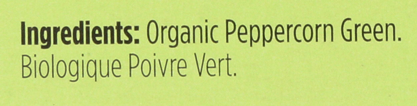 Spicely Organic Peppercorn Green Whole 0.20 Ounce Ecobox Certified Gluten Free