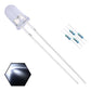 Edgelec 100Pcs 5Mm Red  Green Blinking Led Diodes 15Hz Flashing (Bi-Color Flash Alternately) Clear Round Lens Dc 3V Blink Bulb L