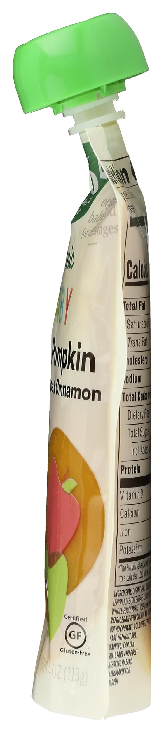 365 By Whole Foods Market, Organic Baby Food, Apple Pumpkin With Quinoa & Cinnamon, 4 Ounce