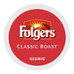 Folgers Classic Roast K-Cup Coffee Pods for Keurig Brewers, 96 Count, Model 6526