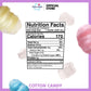 Mogu Mogu Drink Cotton Candy - Chewable Juice Boxes with Nata de Coco - 6 Bottles