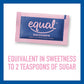 Equal Pink Zero Calorie Sweetener, 100 Pack, Sugar Substitute, 3.5 Ounce