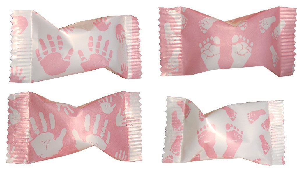 Party Sweets Girl Fingers & Toes Buttermints By Hospitality Mints, Individually Wrapped, 7Oz. Bag, Pack Of 6 (Approx. 300 Ct), W