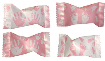 Party Sweets Girl Fingers & Toes Buttermints By Hospitality Mints, Individually Wrapped, 7Oz. Bag, Pack Of 6 (Approx. 300 Ct), W