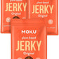 Moku Plant-Based Mushroom Jerky, Vegan, Gluten Free, Soy-Free, Non-Gmo, No Artificial Sweetener, Healthy Snacks, 2.0 Oz Ea (3 Co