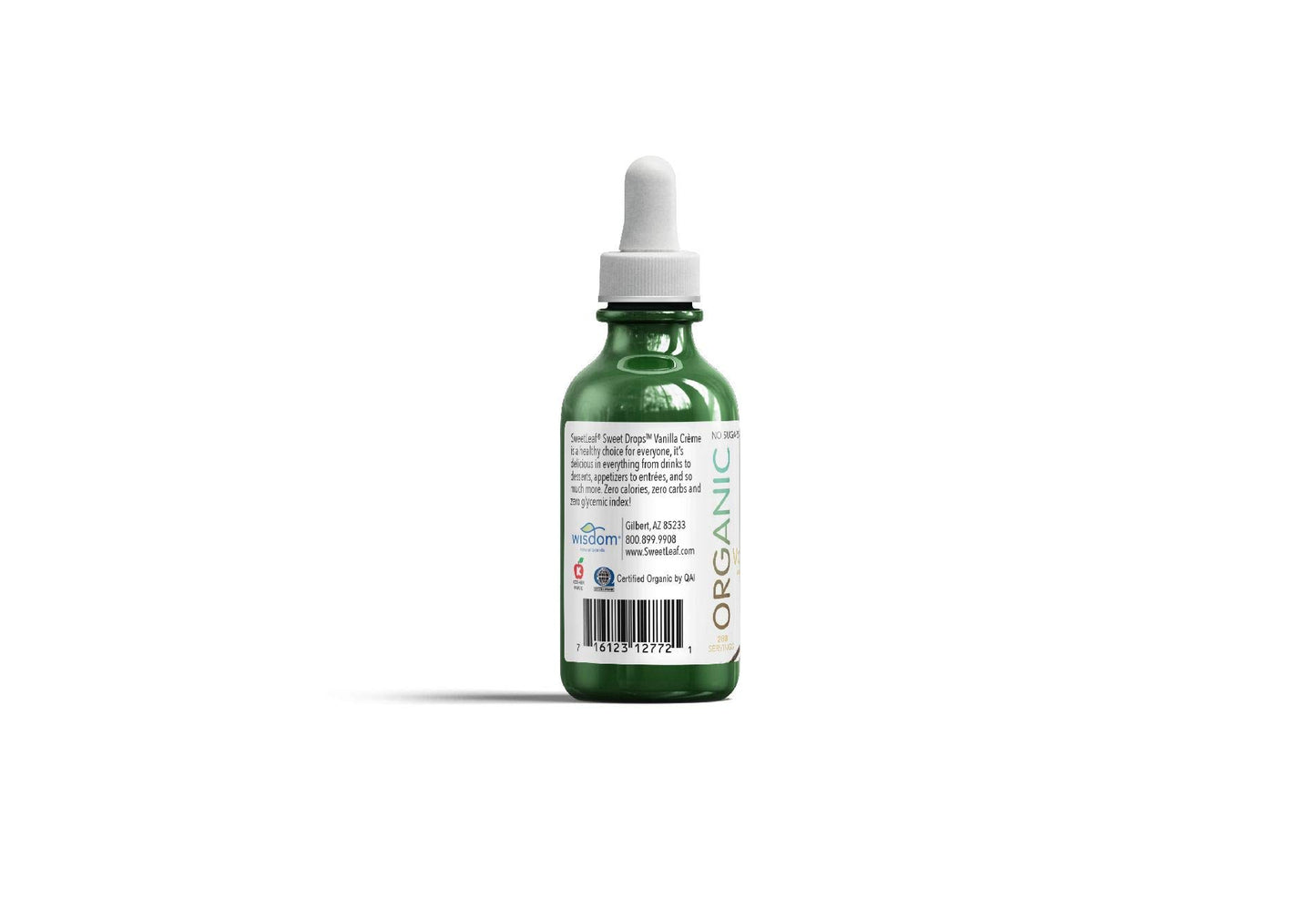 Sweetleaf Organic Sweet Drops - Flavored Stevia Liquid Sweetener, Stevia Extract, Zero Calorie, Keto Friendly, Non Gmo, Natural Flavor, Sugar Alternative - Vanilla Creme, 2 Fl Oz (Pack Of 1)
