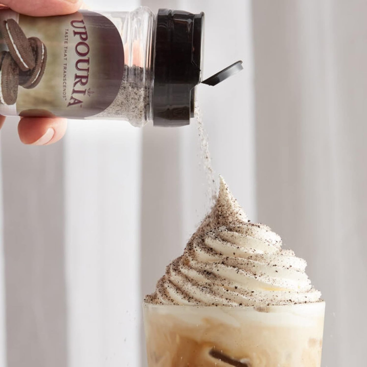 UPOURIA Cookies & Cream Coffee Topper, Vegan Flavor Enhancer, 5.5oz