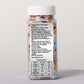 Cokoc Rainbow Pearl Jimmies Sprinkles for Cake Decorating & Ice Cream Toppings, 3.35oz