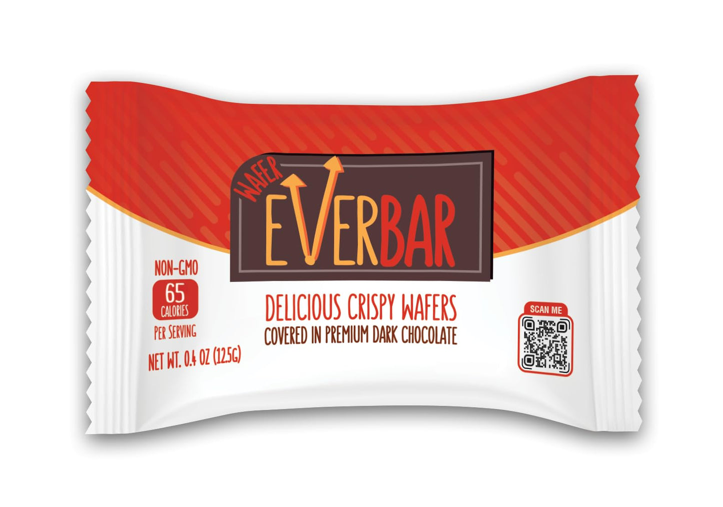EverBar Itsy Bitsy Dark Chocolate Wafer Candy Bars, Non-GMO, 300 Count, Bite-Size, Brown