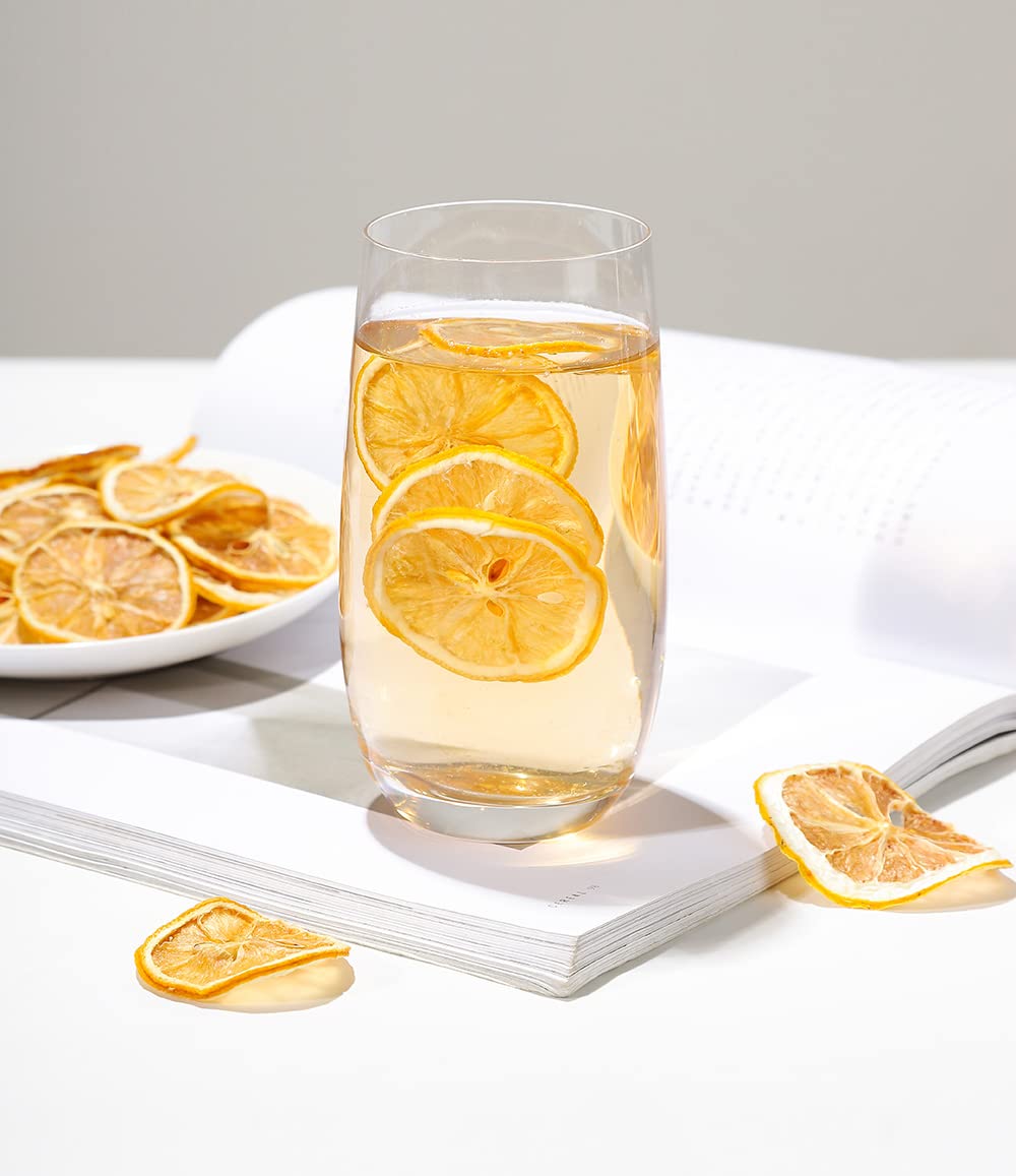 Premium Dried Lemon Slices 3 Oz/85G,Dehydrated Dry Lemon.100% Natural & No Additives,No Sugar Added.