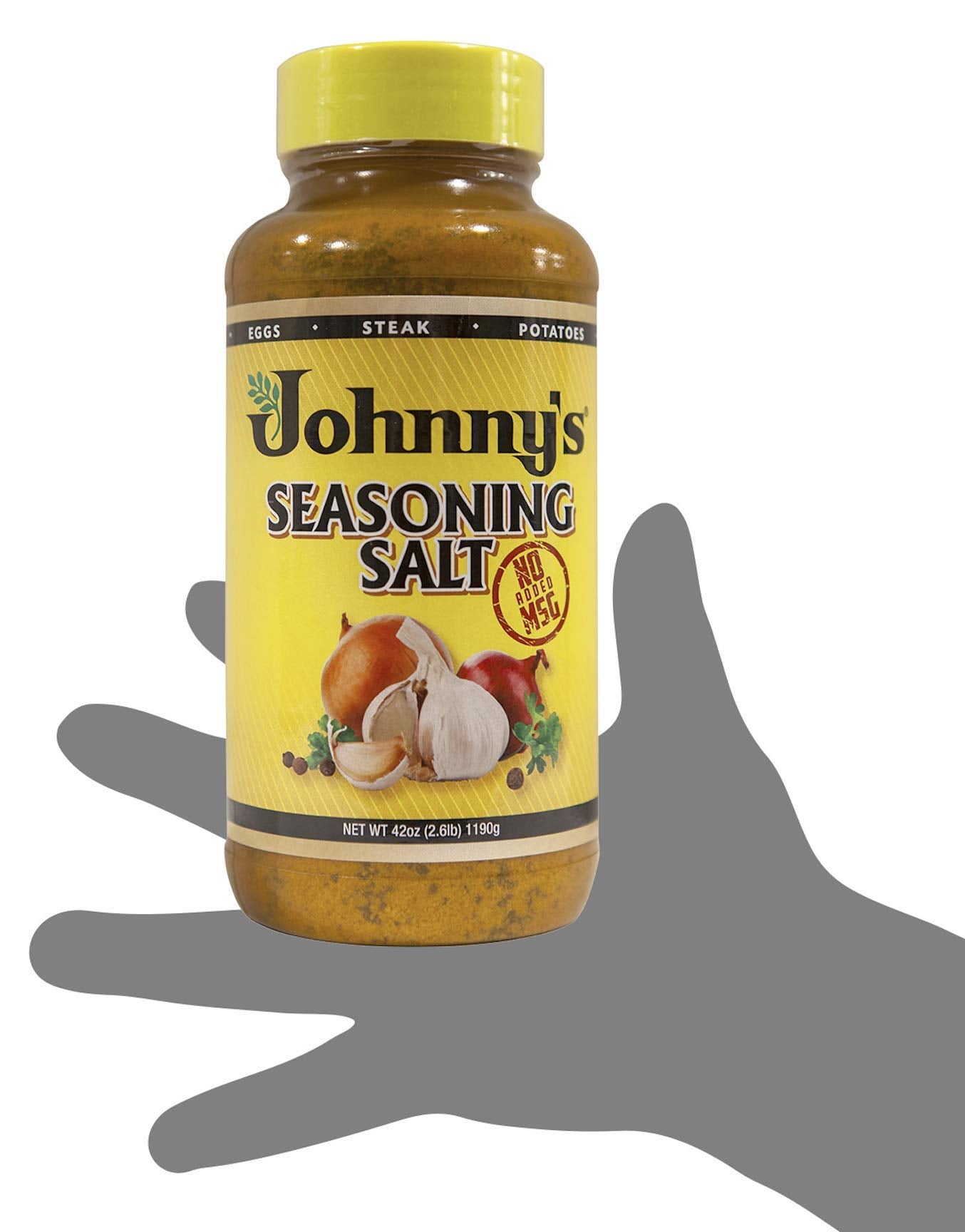 Johnnys Seasoning Salt, No Msg, 42 Oz