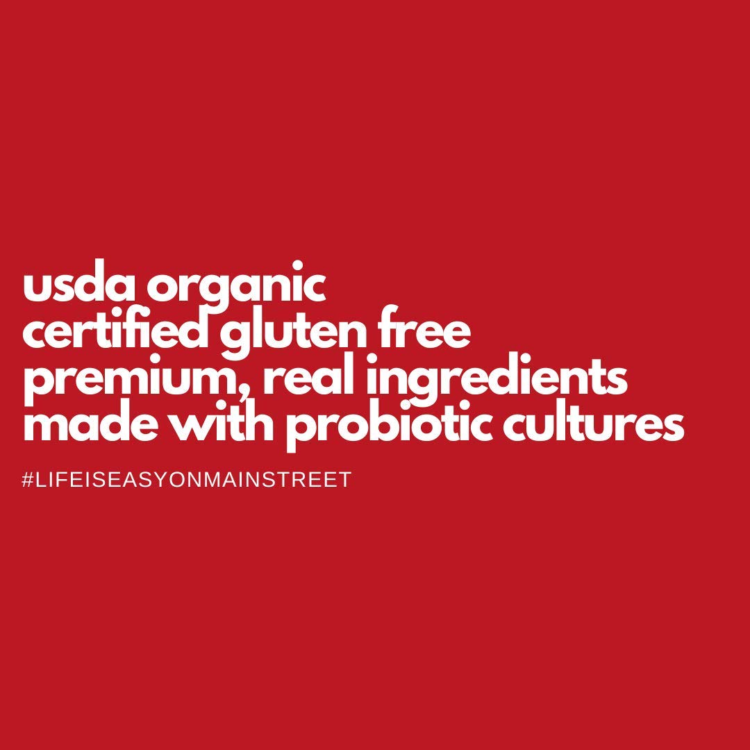 Bakery On Main Oatmeal Cups, Usda Organic, Gluten-Free, Vegan & Non Gmo, Probiotic - Cranberry Apple Almond, 1.9Oz (Pack Of 12)