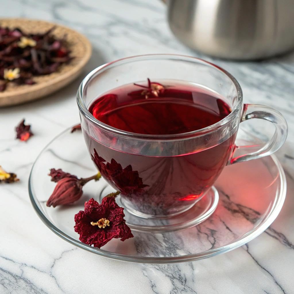 FGO Organic Hibiscus Herbal Tea  40 Count  Eco-Conscious Tea Bags  Caffeine Free (Pack of 1)