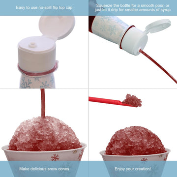 3-Pack Grape, Cherry, Red Raspberry Syrup For Snow Cones, Homemade Sodas, Cocktails, Coffee, Baking And More - Time For Treats 16.9 Fluid Ounce Per Bottle