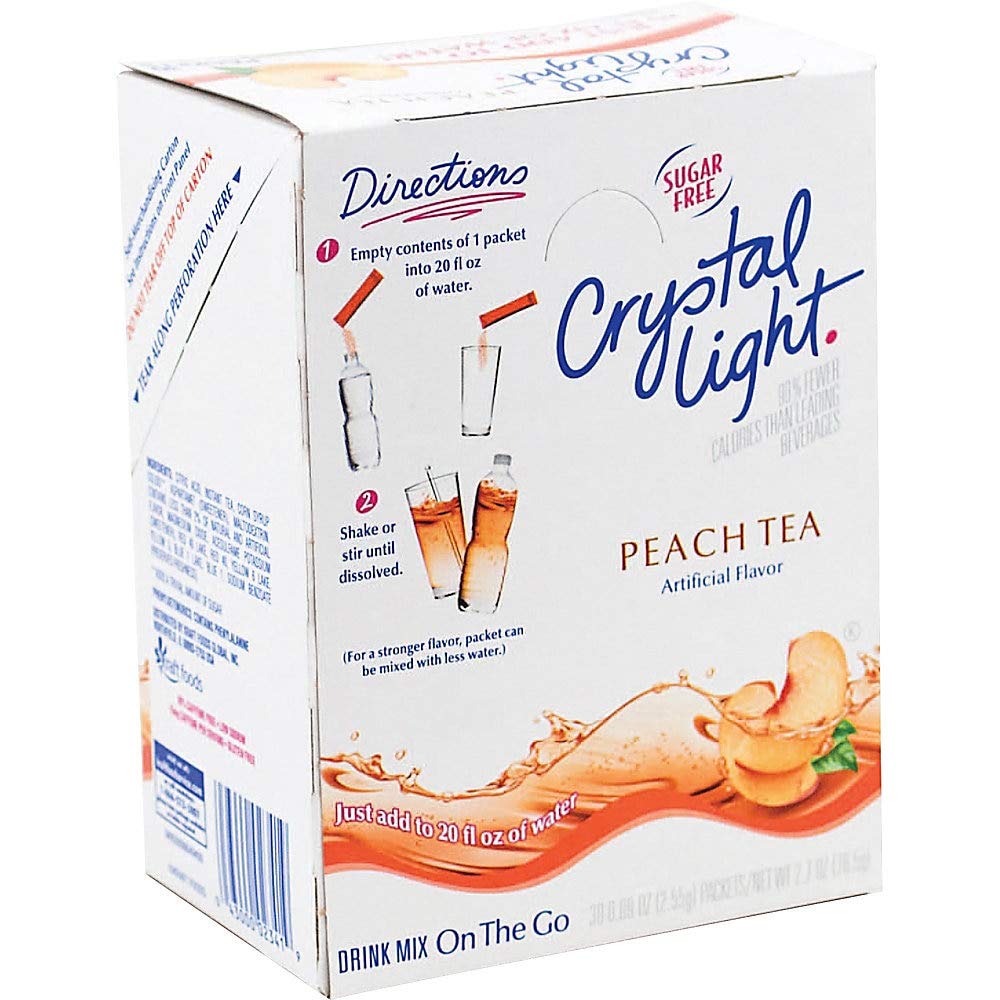 Crystal Light On-The-Go Mix Peach Sticks