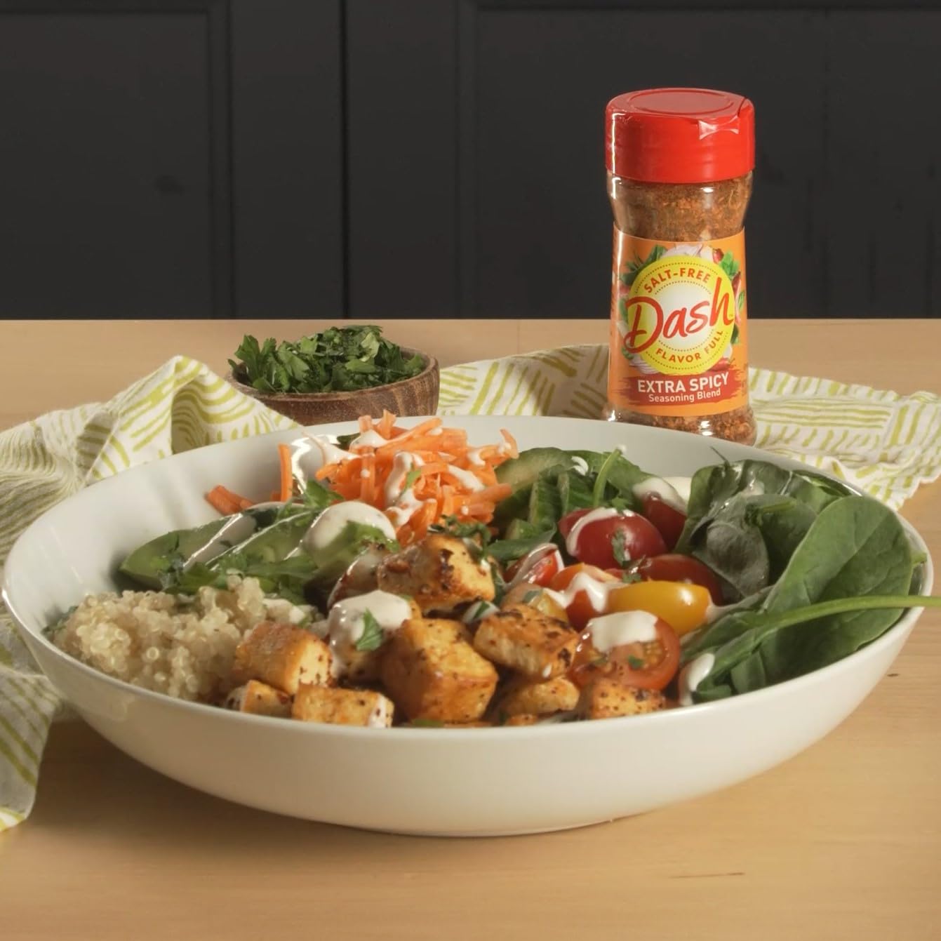 Dash Salt-Free Seasoning Blend, Extra Spicy, 2.5 Ounce (Pack Of 8)