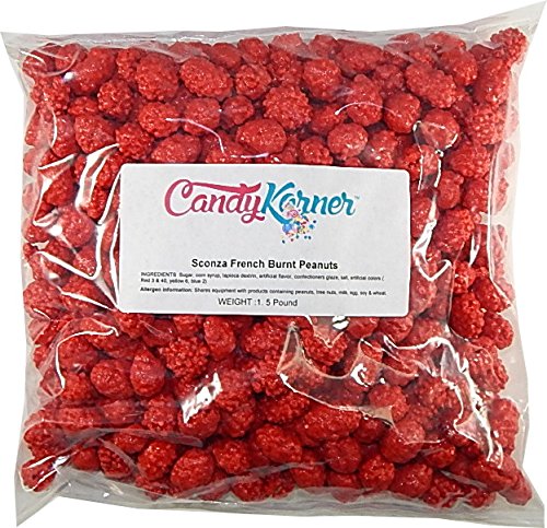 Sconza French Burnt Peanuts 1.5 Pound ( 24 OZ )