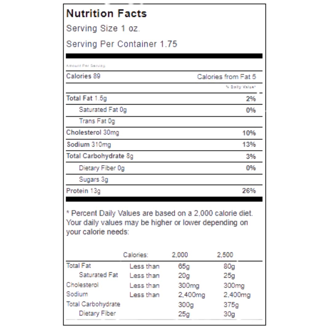 Jerky.com Exotic Hot Venison Jerky - High-Protein, All-Natural Snack - 1.75 oz (Pack of 1)
