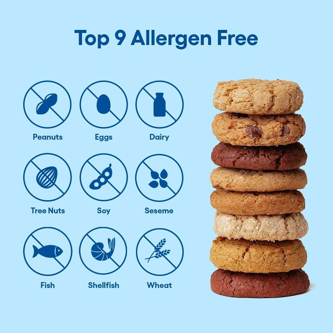 Gluten Free Chocolate Chip Lovers' Vegan Cookies By Partake – 5 Pack | Non-Gmo, Allergy-Friendly | No Peanuts, Soy, Dairy, Tree Nuts, Contents May Vary.