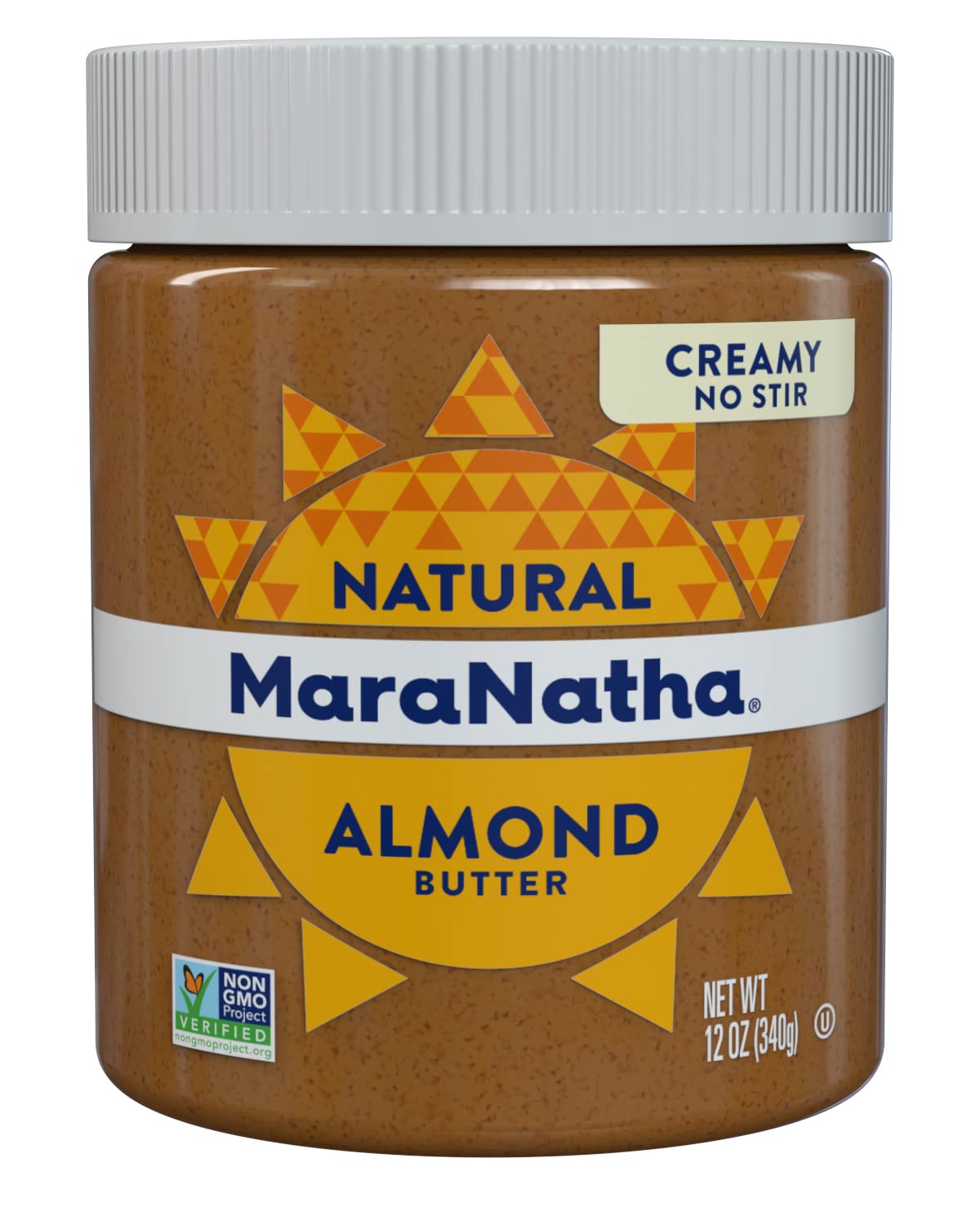 MaraNatha No Stir Creamy Almond Butter, 12 oz Jar