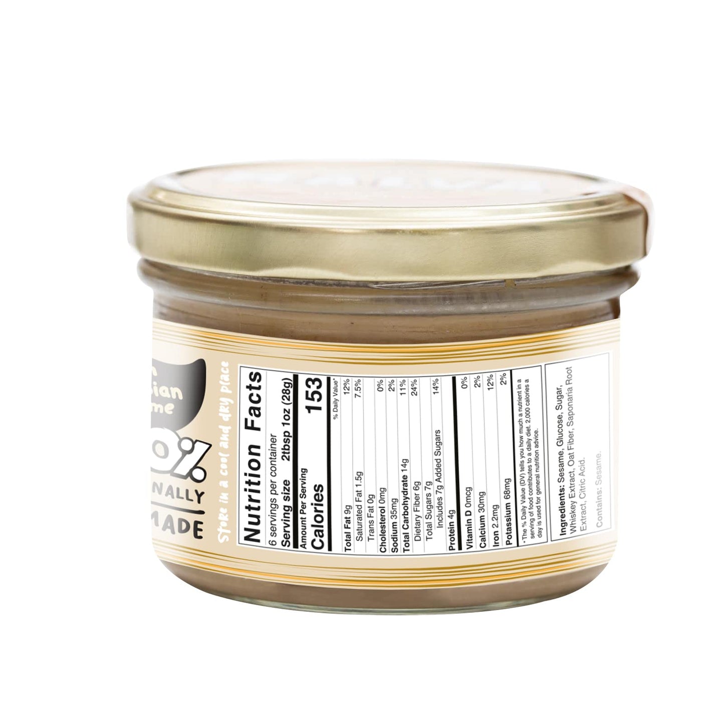 Halva Kingdom Sugar Free Halva Vegan Dessert | Gluten Free, Kosher Certified | spirit-inspired flavor Flavor | 10 oz