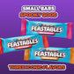 Feastables Mrbeast Halloween Candy Variety Pack With Milk Chocolate  Peanut Butter  & Milk Crunch Mini Bars  Trick or Treat Chocolate Bar Snacks or Party Favors  Fairtrade Cocoa  12.69 Oz Bags  4 Pack