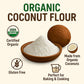 Anna And Sarah 2 Lbs Organic Coconut Flour, Kosher, Gluten Free, Halal, Non Gmo, Vegan, Keto Friendly, In Resealable Bag 32 Oz