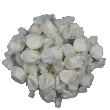 Gourmet Soft and chewy Salt Water Taffy Candies - Individually Wrapped - Bulk bags (Marshmallow, 3 Pound (Pack of 1))