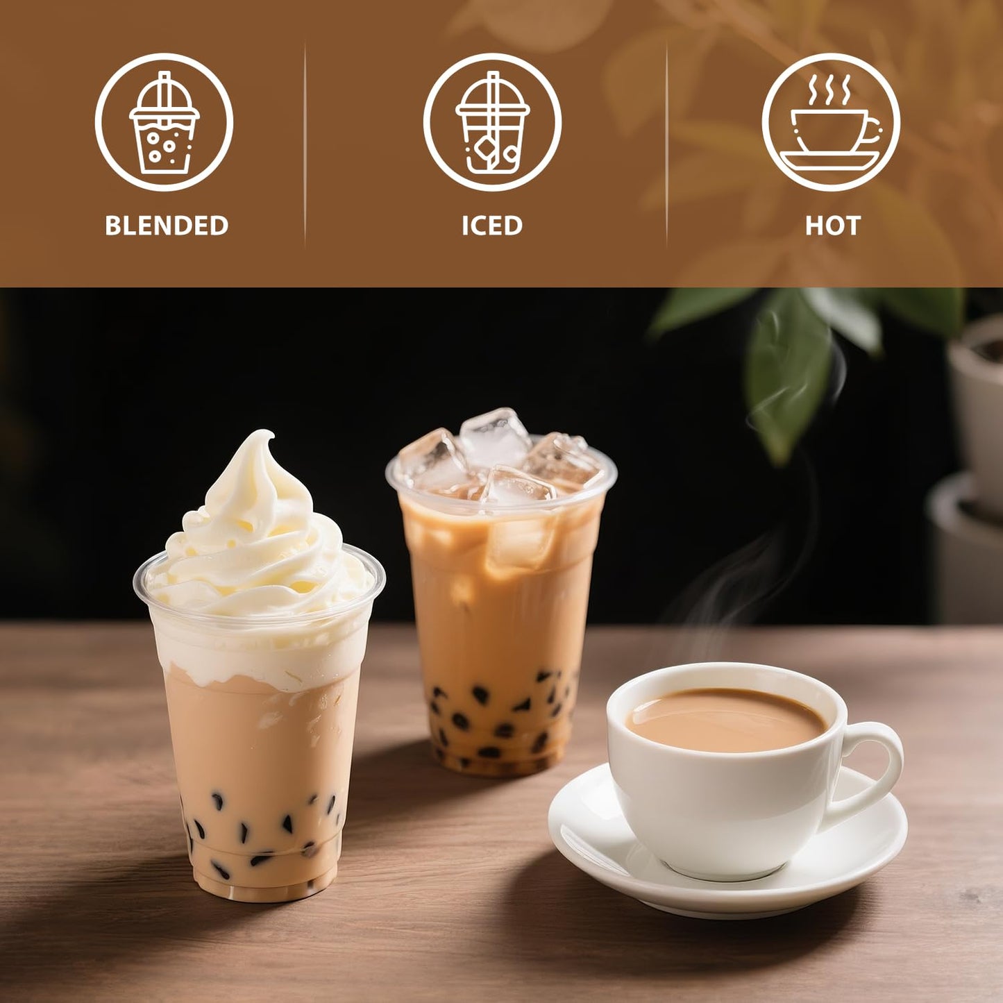 Soeos Milk Tea Flavored Powder (3-in-1), 2.2 lbs (1kg) - Instant Bubble Tea Mix with Creamer & Sugar, Easy to Prepare, Perfect f