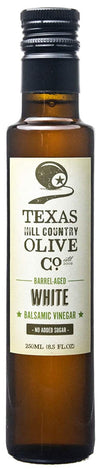 Texas Hill Country Olive Company Gourmet White Balsamic Vinegar - 8.5 oz - No Artificial Flavors or Added Sugar